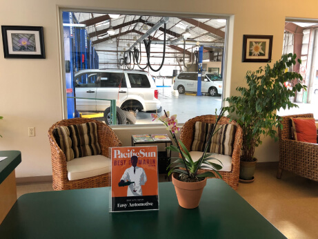 Easy Automotive - our waiting room